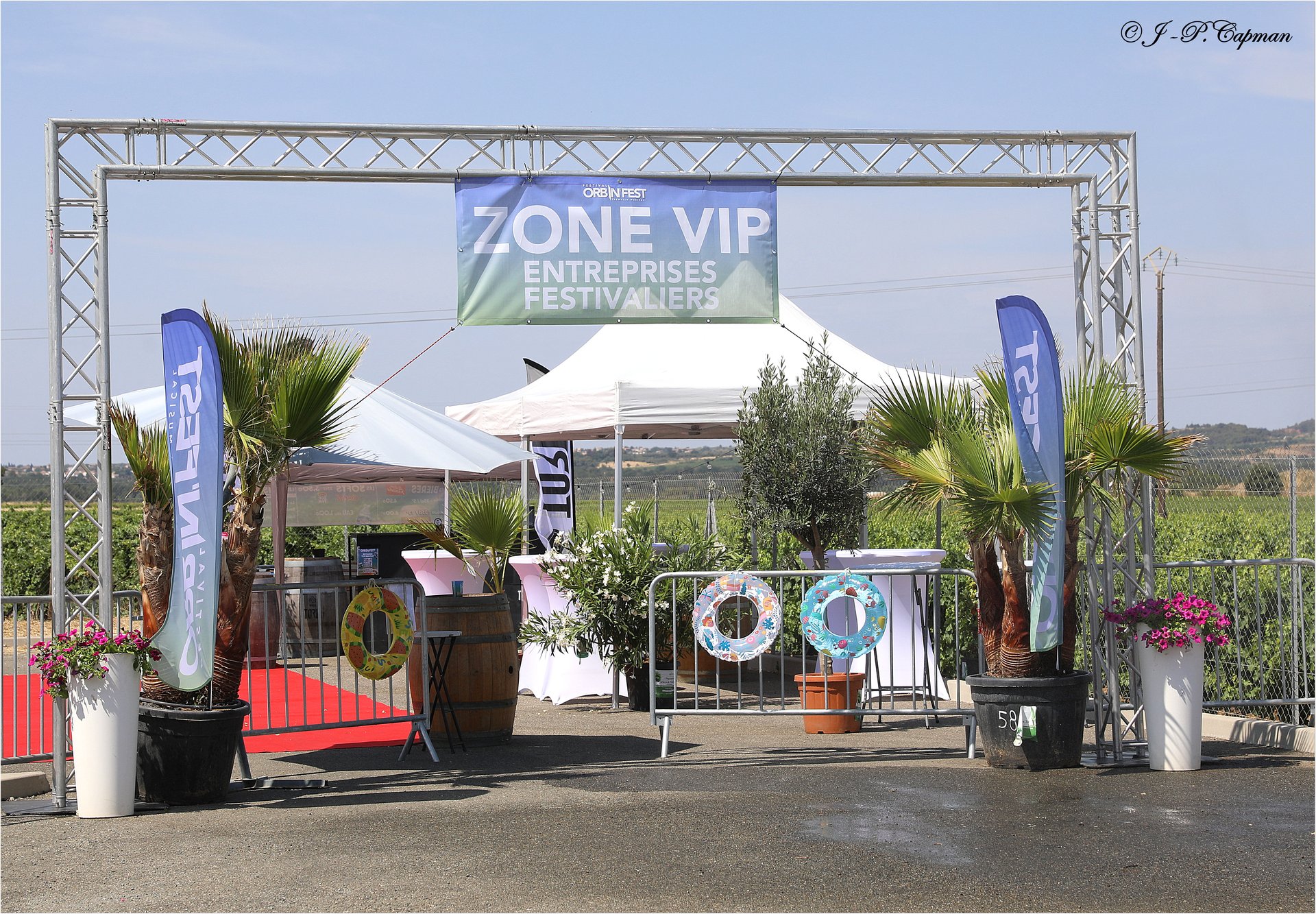 Entrée de la Zone VIP entreprises